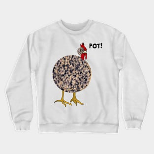 Funny grumpy hen Crewneck Sweatshirt